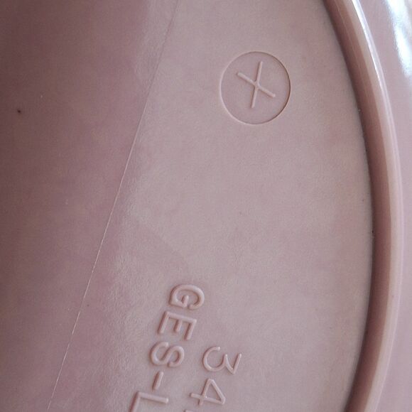 VTG Gessner GES-LINE #341 Melamine Executive Ashtray Dusty Rose Pink 7" MCM USA - Picture 5 of 8